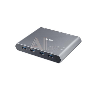 1996553 Aten (US3311) 2-Port 4K DisplayPort USB-C KVM док станция/ 2-Port 4K DisplayPort USB-C KVM Dock Switch with Power Pass-Through