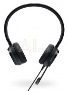 1218204 Наушники с микрофоном Dell UC350 черный накладные оголовье (520-AAMC)