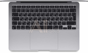 3220873 Ноутбук APPLE MacBook Air 13 13.5" 2560x1600/RAM 8Гб/SSD 256Гб/ENG|RUS/macOS Space Gray 1.29 кг MGN63PA/A