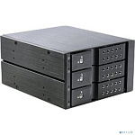 Procase T3-203-SATA3-BK {Hot-swap корзина 3 SATA3/SAS 6Gb (черный) hotswap trayless aluminium mobie rack module (2x5,25) 1xFAN 80x15mm} Procase T3-203-SATA3-BK {Hot-swap корзина 3 SATA3/SAS 6Gb (черный) hotswap trayless aluminium mobie rack module (2x5,25) 1xFAN 80x15mm}