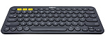 Клавиатура Logitech Wireless Keyboard K380 Dark Grey, Bluetooth, Rus/Eng, [920-007584]