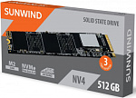 1964090 Накопитель SSD SunWind PCIe 4.0 x4 512GB SWSSD512GN4 NV4 M.2 2280