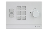 117852 Процессор управления [FG2102-08-W] AMX [MCP-108-WH] 8-кнопочный Ethernet ControlPad Massio с ручкой, белый