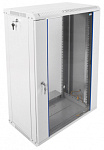Шкаф коммутационный ЦМО ШРН-ЭКОНОМ (ШРН-Э-18.350) настенный 18U 600x350мм пер.дв.стекл направл.под закл.гайки 85кг серый 300мм 22.14кг 180град. 878мм