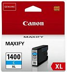 279980 Картридж струйный Canon PGI-1400XLC 9202B001 голубой (1200стр.) для Canon Maxify МВ2040/2340