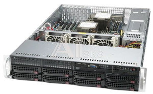 SYS-620P-TR Сервер SUPERMICRO SuperServer 2U 620P-TR noCPU(2)3rd GenScalable/TDP 270W/no DIMM(16)/ SATARAID HDD(8)LFF/6xLP,M2/2x1GbE/2x1200W