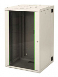 Шкаф коммутационный Lande Proline (LN-PR20U6060-LG-111) настенный 20U 600x600мм пер.дв.стекл задн.дв.стал.лист направл.под закл.гайки 100кг серый 495м