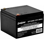 1801867 Exegate EX282972RUS Аккумуляторная батарея GP12260 (12V 26Ah, под болт М5)