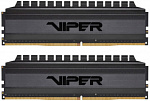 1864865 Память DDR4 2x16Gb 3000MHz Patriot PVB432G300C6K Viper 4 Blackout RTL Gaming PC4-24000 CL16 DIMM 288-pin 1.35В dual rank с радиатором Ret