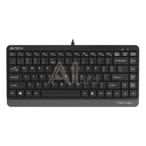 1807369 Клавиатура A-4Tech Fstyler FK11 серый USB slim [1391308]