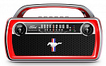 1181025 Аудиомагнитола ION Audio Mustang Stereo красный 25Вт/FM(dig)/USB/BT