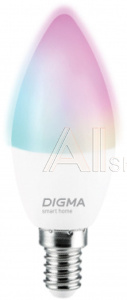 1913071 Умная лампа Digma DiLight F1 E14 5Вт 470lm Wi-Fi (DLF1E14)