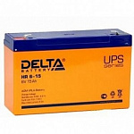 1643539 Delta HR 6-15 (15 А\ч, 6 В) свинцово- кислотный аккумулятор