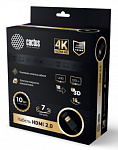 1723658 Кабель аудио-видео Cactus CS-HDMI.2-7 HDMI (m)/HDMI (m) 7м. позолоч.конт. черный