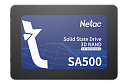NT01SA500-512-S3X SSD Netac SA500 512GB 2.5 SATAIII 3D NAND, R/W up to 520/450MB/s, TBW 240TB, 3y wty