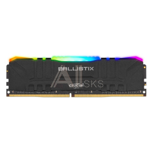1289763 Модуль памяти CRUCIAL Ballistix RGB Gaming DDR4 Общий объём памяти 16Гб Module capacity 16Гб Количество 1 3200 МГц Множитель частоты шины 16 1.35 В RG