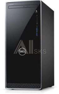1077341 ПК Dell Inspiron 3670 MT i3 9100 (3.6)/4Gb/1Tb 7.2k/GT710 2Gb/DVDRW/Windows 10 Professional 64/GbitEth/WiFi/BT/290W/клавиатура/мышь/черный