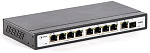 1000624667 2033 SKAT PoE-8E-1G-1S коммутатор PoE Plus, мощность 120Вт, порты: 8-Ethernet, 1-Uplink, 1-SFP