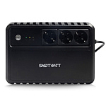 11038556 SMARTWATT UPS SAFE 800 {линейно-интерактивный, 800/480 ВА/Вт, напольный, LED индикация, Shuko CEE7/4 - 3 шт}