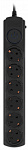 1804812 Сетевой фильтр Ippon BK-6-EU-5-10-B 5м (6 розеток) черный (коробка)