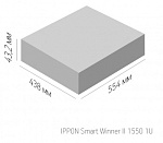 1384148 Источник бесперебойного питания Ippon Smart Winner II 1550 1U 1100Вт 1550ВА черный