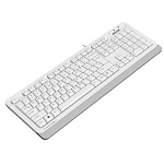 1868149 Клавиатура A4Tech Fstyler FKS10 белый/серый USB [1530198]