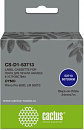 1934348 Картридж ленточный Cactus CS-D1-53713 53713 черный на белом 24x7 для Dymo Rhino Pro 6000, LM 500TS