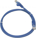 374306 Патч-корд Lanmaster LAN-PC45/U5E-1.0-BL UTP RJ-45 вил.-вилка RJ-45 кат.5E 1м синий LSZH (уп.:1шт)