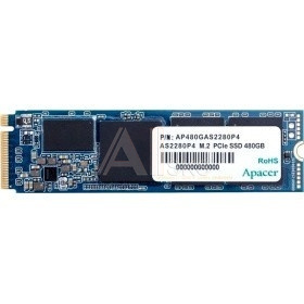 1791206 Накопитель APACER SSD М.2 2280 AS2280P4 PCIe Gen3x2 with NVMe 480GB <AP480GAS2280P4-1> 3D TLC
