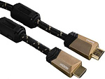 1056109 Кабель аудио-видео Hama Premium HDMI (m)/HDMI (m) 1.5м. феррит.кольца позолоч.конт. черный 5зв (00122210)
