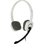11061641 Наушники с микрофоном Logitech H150 белый/черный 1.8м накладные оголовье (981-000453)