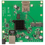 1505801 MikroTik RBM11G Плата, 2x 880 МГц, 1G Ethernet, miniPCIe, SIM, PoE, Jack