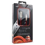 1648810 Cablexpert Кабель USB 2.0 CC-P-USBC02R-1.8M AM/Type-C, серия Platinum, длина 1.8м, красный, блистер