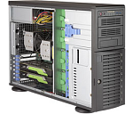 SYS-7049A-T Серверная платформа SUPERMICRO SuperWorkstation 4U 7049A-T noCPU(2)Scalable/TDP 70-205W/ no DIMM(16)/ SATARAID HDD(8)LFF/ 2xGbE/ 6xFH, M2/ 1x1200W