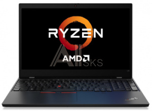 1626151 Ноутбук Lenovo ThinkPad L15 G1 T Ryzen 5 Pro 4650U 8Gb SSD256Gb AMD Radeon 15.6" IPS FHD (1920x1080) Windows 10 Professional 64 black WiFi BT Cam