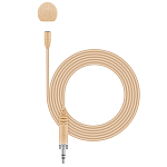 508250 Sennheiser MKE ESSENTIAL OMNI-BEIGE Петличный микрофон круговой направленности. Бежевый. Кабель с разъёмом mini-jack 3,5 мм.