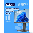 Моноблок CBR AiO-MDCR-2403 23.8" FHD IPS (i5-12450H(2GHz) / 16Gb DDR4 3200MHz (2slot) / 512Gb SSD PCIe /Intel UHD Graphics(support Iris Xe with dual R