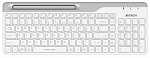 1583363 Клавиатура A4Tech Fstyler FBK25 белый/серый USB беспроводная BT/Radio slim Multimedia