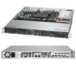 1160446 Серверная платформа SUPERMICRO 1U SATA BLACK SYS-6018R-MT