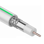 1568612 Rexant 01-2501 Кабель MARS 4K, Cu/Al/CuSn, (96%), 75 Ом, 100м., белый REXANT