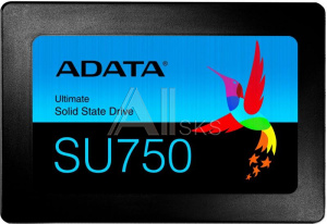 3202122 SSD ADATA SU750 256Гб Наличие SATA 3.0 3D NAND Скорость записи 520 Мб/сек. Скорость чтения 550 Мб/сек. 2,5" TBW 200 Тб ASU750SS-256GT-C