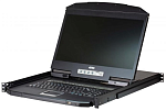 CL3108NX-ATA-RG ATEN 18.5" 8-Port PS/2-USB VGA Single Rail WideScreen LCD KVM Switch