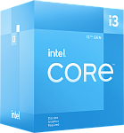 1000657690 Процессор CPU LGA1700 Intel Core i3-12100F (Alder Lake, 4C/8T, 3.3/4.3GHz, 12MB, 58/89W) BOX, Cooler