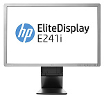 F0W81AA Монитор HP EliteDisplay E241i 24'' LED IPS Monitor (250 cd/m2,1000:1,8 ms,178°/178°,VGA,DVI-D,DisplayPort,USB hub,1920x1200,port.orientation,EPEAT Gol