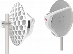 Повторитель беспроводного сигнала MikroTik Wireless Wire Dish (RBLHGG-60ADKIT) 10/100/1000 белый (упак.:2шт)
