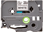TZES251 Brother TZeS251: кассета с лентой с мощной клейкой поверхностью для печати наклеек черным на белом фоне, ширина: 24 мм.