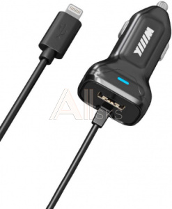 1482036 Автомобильное зар./устр. Wiiix CH-4-2-04 2A для Apple кабель Apple Lightning черный