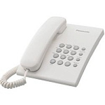 176109 Panasonic KX-TS2350RUW (белый) {повтор номера, регул-ка громкости, кр.на стену}