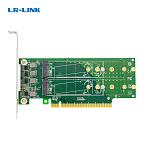 1000736303 Контроллер ShenzhenLianrui Electronic Co., LTD Адаптер для SSD/ PCIe x16 to 4-Port M.2 NVMe SSD Adapter