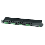 117603 SC&T TDP016 16-ти канальный кабельный интегратор смонтированный в панель для монтажа в 19" стойку